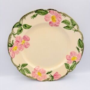 VTG Franciscan Desert Rose Dinner Plate Hand Decorated California USA 1950s